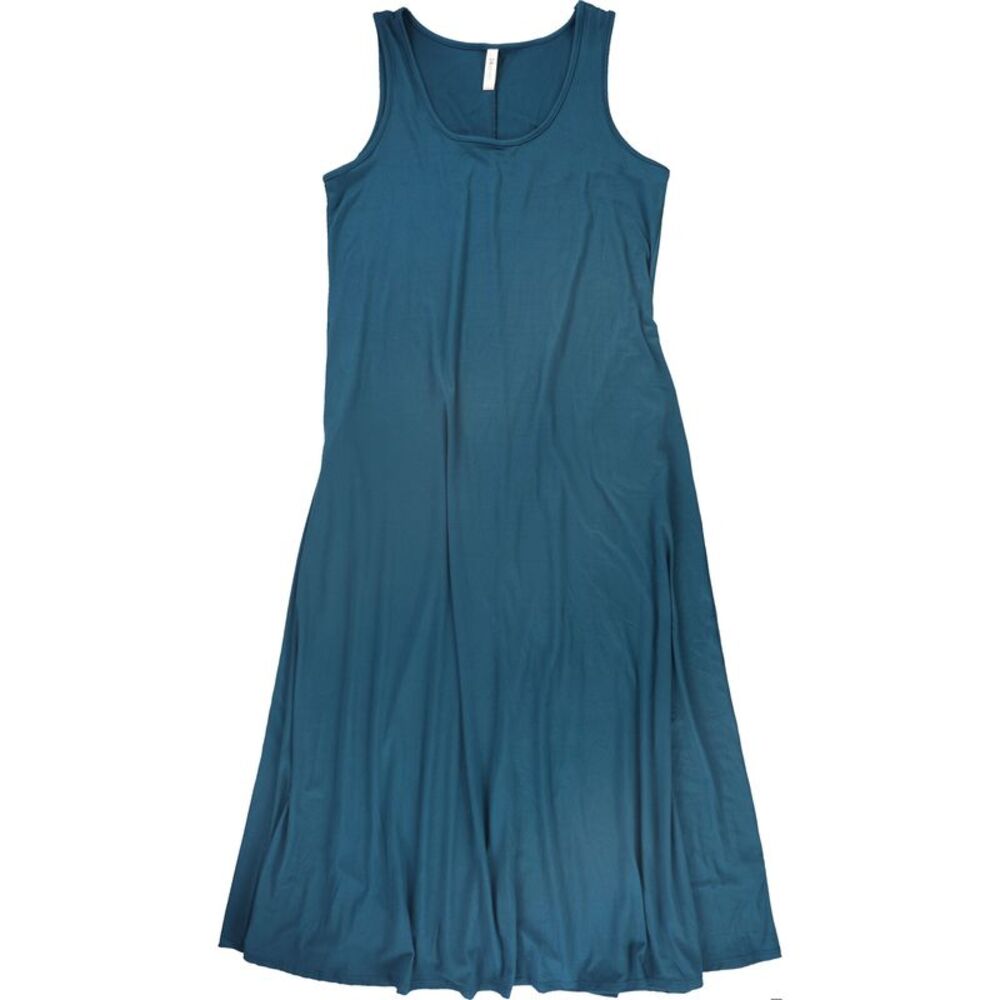 24seven Womens Plus Size Pockets Maxi Dress, NWT